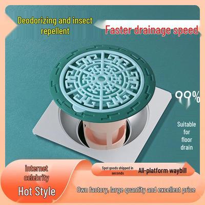 Silicone Odor-Proof Drain Core: Anti-Clog & Insect-Proof Floor Drain Cover for Toilets