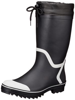 Nobuoka Work Boots with Covers and Size L CO-COS HB-788 Boots/Rain Sweat-Absorbent Lining, Men's, White/Black, (25.5-26.0 Cm)