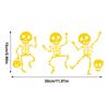 Halloween Dancing Skeleton Sticker Gothic Skull Car Stickers For Window Laptop Auto Styling Decor Decals Cars Accessories