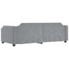 Vidaxl Sofa Rozsuwana Z Szufladami, Jasnoszara, 90X190 Cm, Tkanina