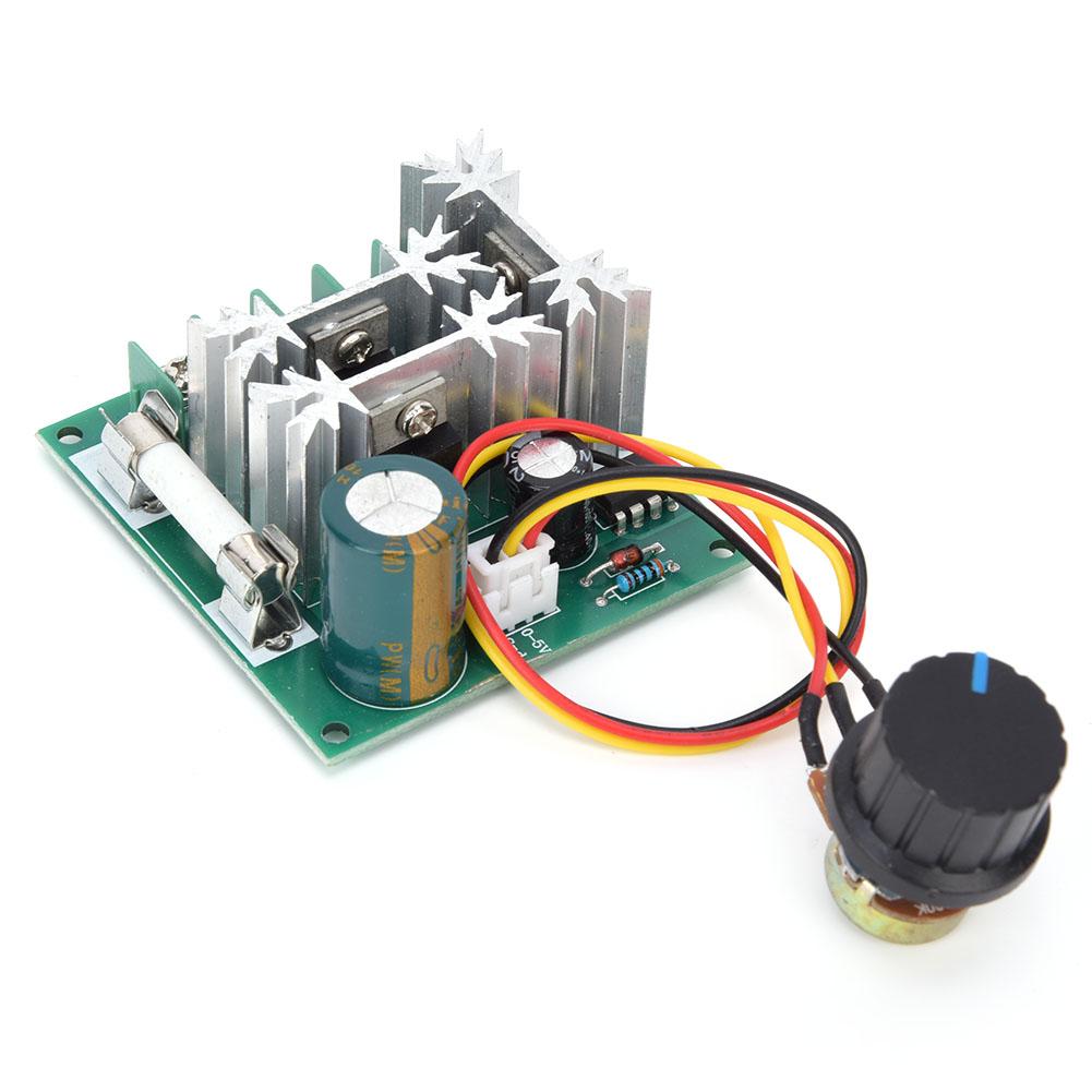 Motor Speed Controller DC6 90V 0.01 1000W PWM Speed Regulation Switch with Fuse
