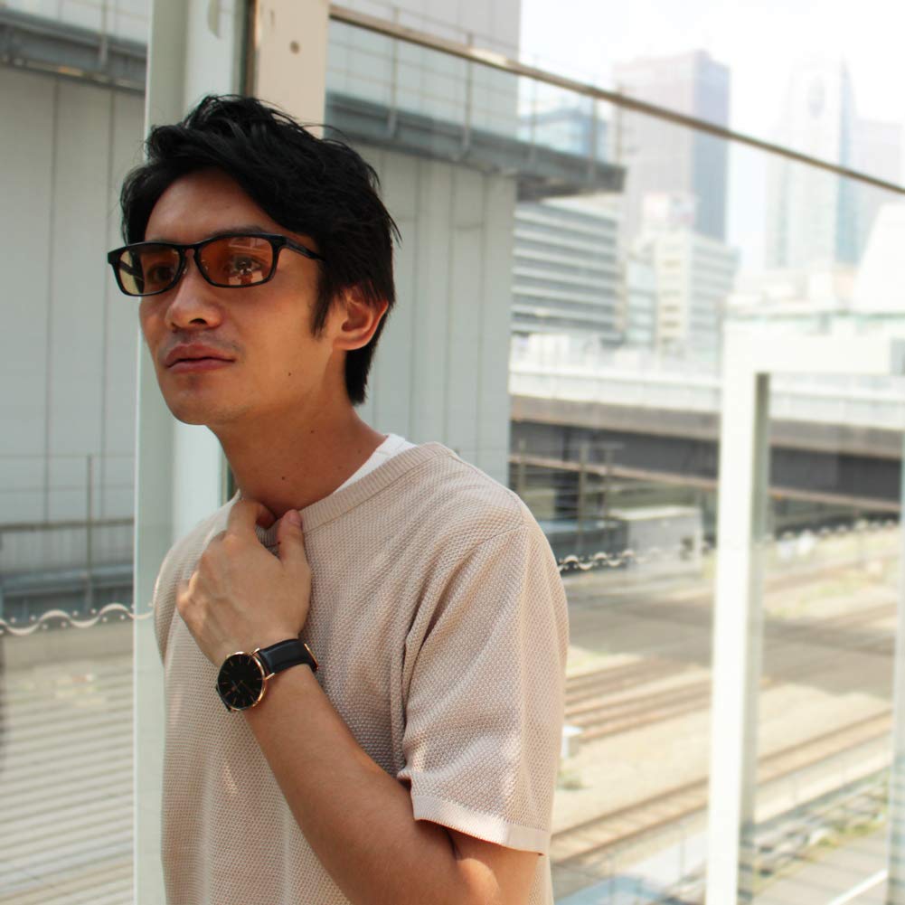 Blue Light Light UV Blue Light High Performance Lenses Made [Eight Tokyo] Sunglasses, Polarized, Polaride, Men's, Women's, Cut, Color, Brown, Glasses,