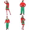 Christmas Elf Cosplay Costume Couple Outfits High Quality Polyester S/m/l