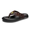 Genuine Leather Brand High Quality Non-slip Flip Flops Mens Designer Summer Beach Slippers for Men Fashion Casual Male Outdoor