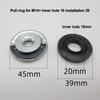 Reliable Quick Release Pressure Plate and Nut Set for M14 Angle Grinders