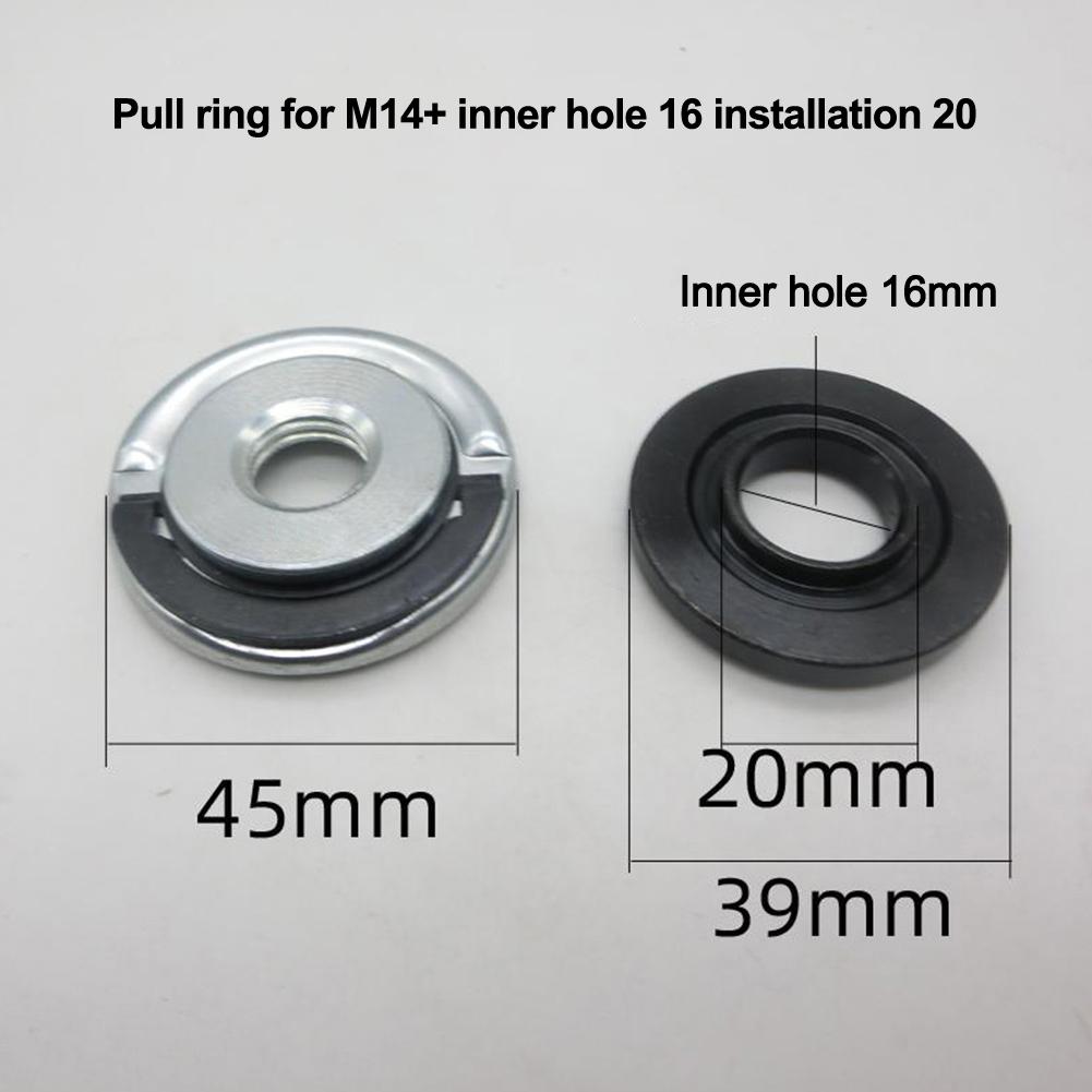 Reliable Quick Release Pressure Plate and Nut Set for M14 Angle Grinders