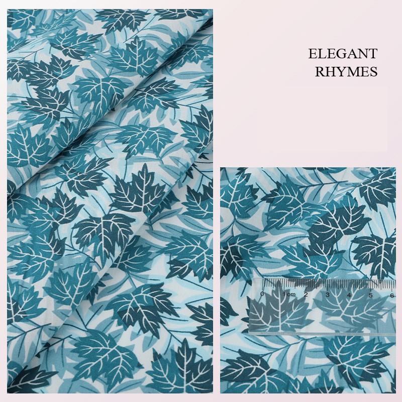 Тканина з квітковим принтом Високоякісна бавовняна тканина Дихаюча М'яка для пошиття одягу Сукні Постільної білизни Штор