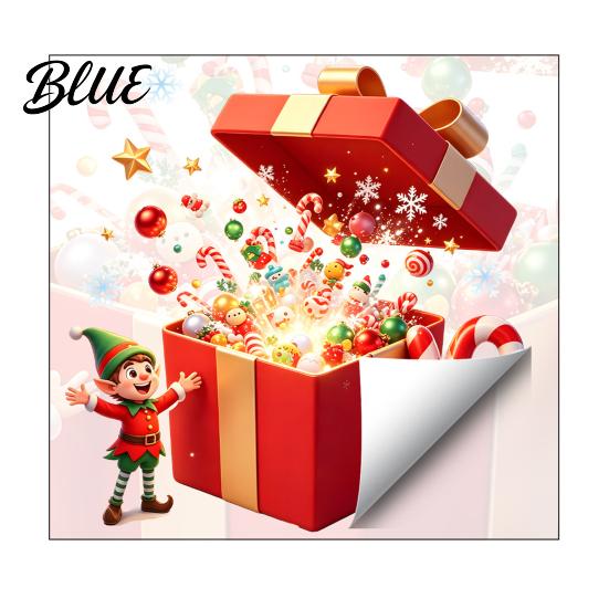 Waterproof Window Film Christmas Elf Gift Box Static Clings Reusable Stickers Holiday Ideas Candy Cane Snowflake Glass Stickers for Home Shop Decor