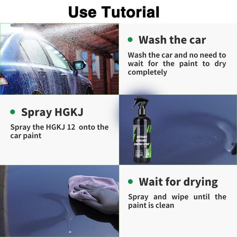 Autoleštidla Péče o lak Péče o lak Nano hydrofobní svrchní lak Quick Coat Polish Polymer Detail Protection Tekutý vosk Péče o auto