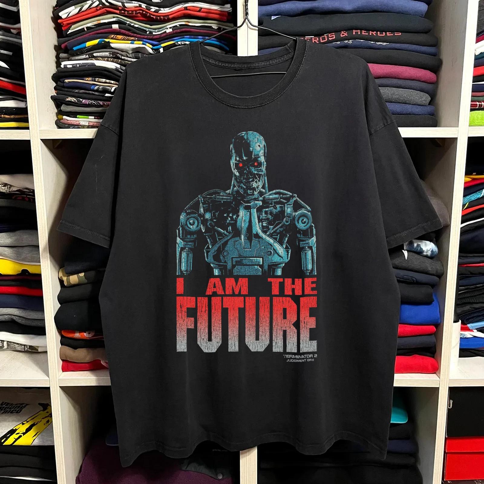 Terminator 2 Judgement Day Washed T-Shirt Black L S