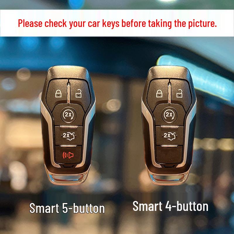 High-End Cobra Metal Key Case for 15-17 Ford Mustang