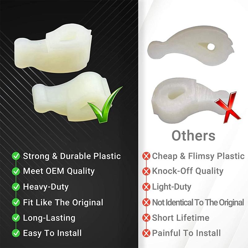 A60P 36 Pack 80040 Washer Agitator Dogs Replacement Kit Exact Fit For Whirlpool & Kenmore Washers - Replaces 285612 285770