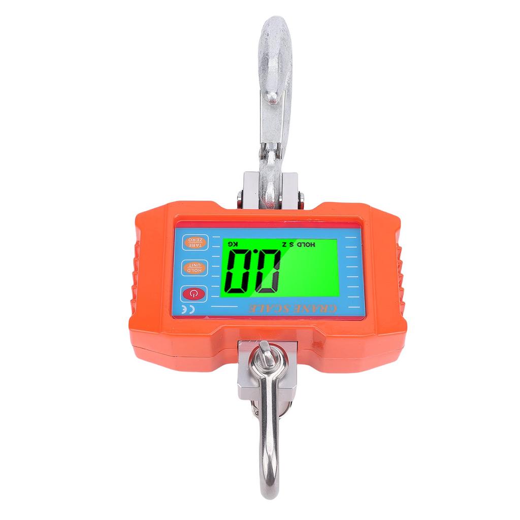 Digital Crane Scale 1000kg 2200lb High Precise LED Display Industrial Hanging Scale with Remote Control for Farm