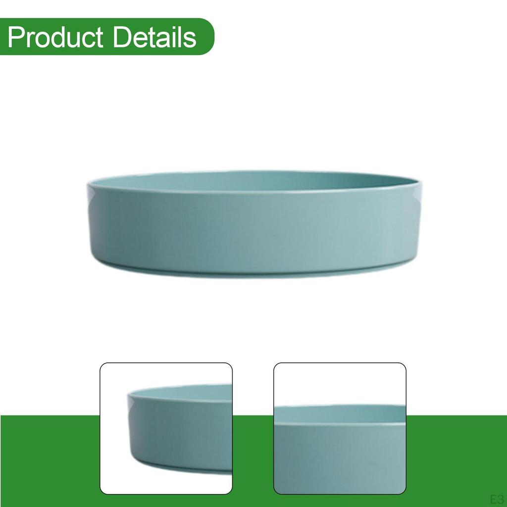 Vaso Decorativo Tigela Vaso de Flores Redondo Estético Suporte de Composição PP Prático para Micro Paisagens