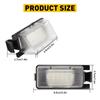 2X White LED License Plate Light 6000K For 2007-2012 NISSAN VERSA HATCHBACK 5DR