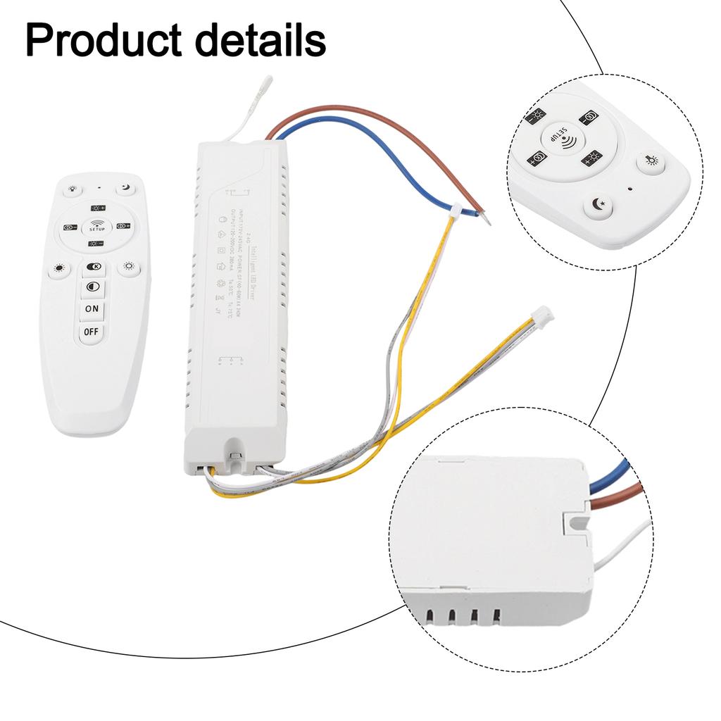 2.4G App Control LED Driver Remote Lighting Control For Chandeliers For LED Tape 240W Lighting Transformer App
