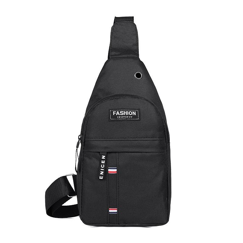 Large capacity messenger bag men's shoulder bag trendy breast bag men's bag small backpack trendy casual breast bag men's bag