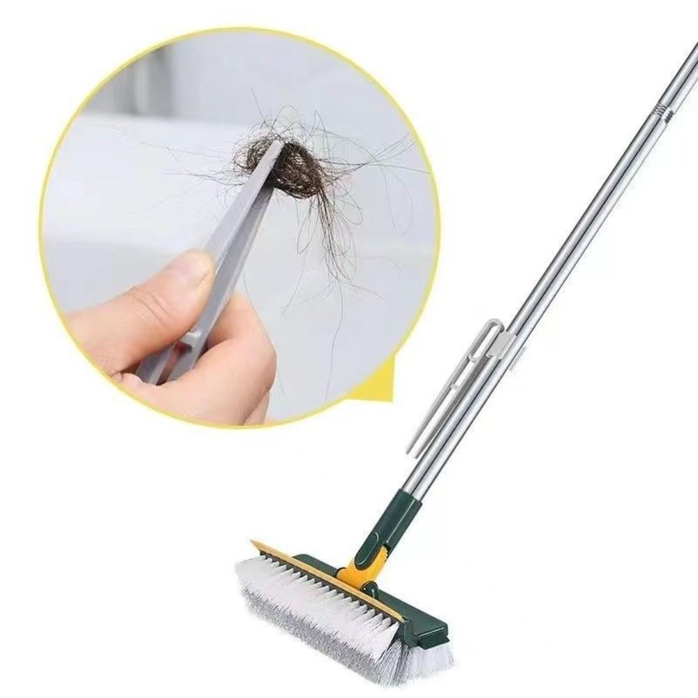 V-Shaped Bristles Floor Scrub Brush Long Handle Groove Tile Cleaning Brush Cleaning Brush Floor