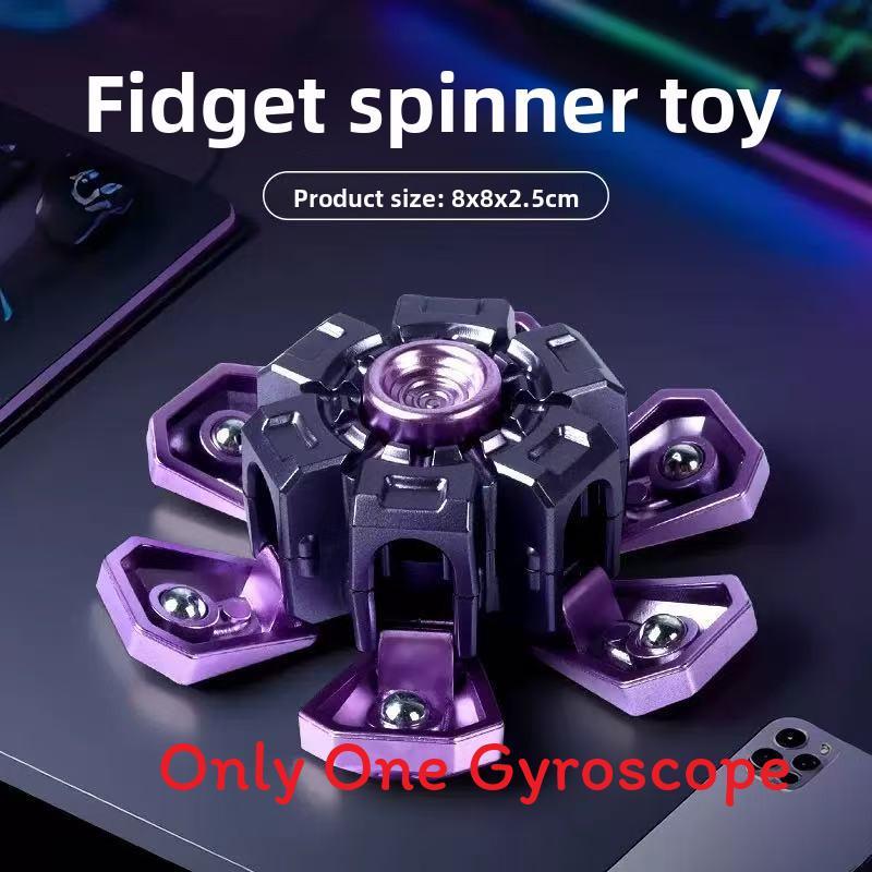 Creative Transforming Finger Gyroscope With Mechanical Deformation For Stress Relief And Gaming Fun