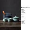 Portable Ceramic Travel Tea Set