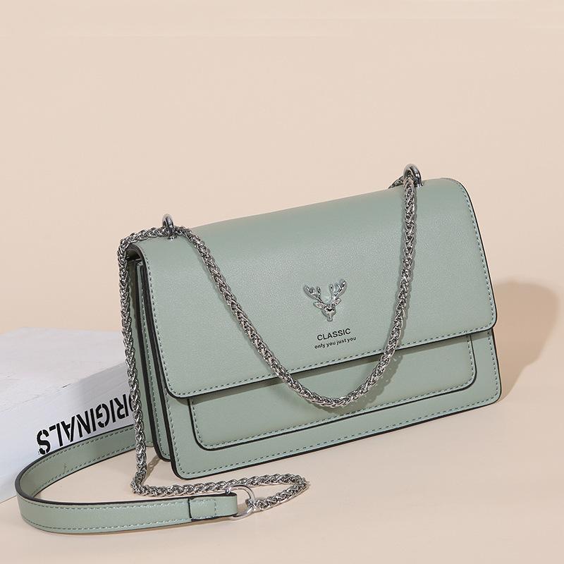 

2023 Новая модная маленькая сумка, женская сумка на одно плечо, сумка через плечо, женская универсальная цепочка, маленькая квадратная сумка M