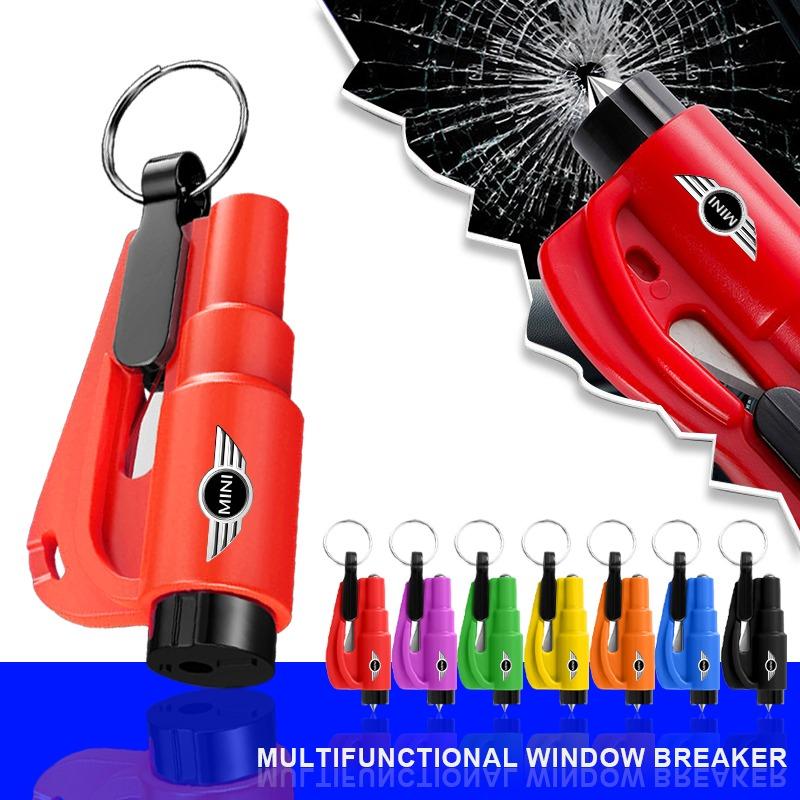 Auto Emergency Glass Window Breaker Car Safety 3-in-1 Hammer For MINI Cooper One S Clubman R50 R53 R56 R60 F55 F56 R57 R58 R59