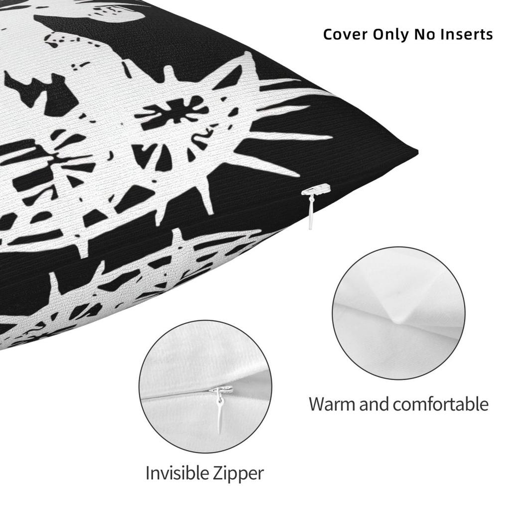 Drain Gang Bladee D-9999 Pillowcase Merch Soft Cushion Cover Pillow Covers Bedroom Decor Zipper Multi-Size