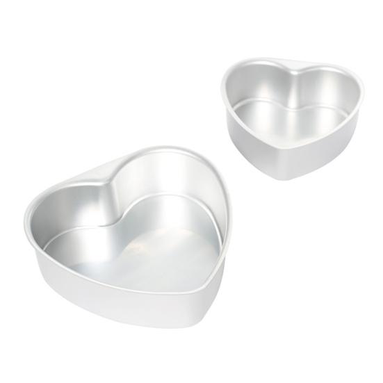 38939 Inch Removable Bottom Heart Shape Non-stick Kitchen Baking Pan Cake Mold