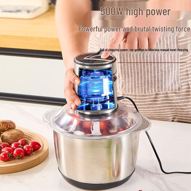 ZISIZ 2L Electric Food Processor & Meat Grinder