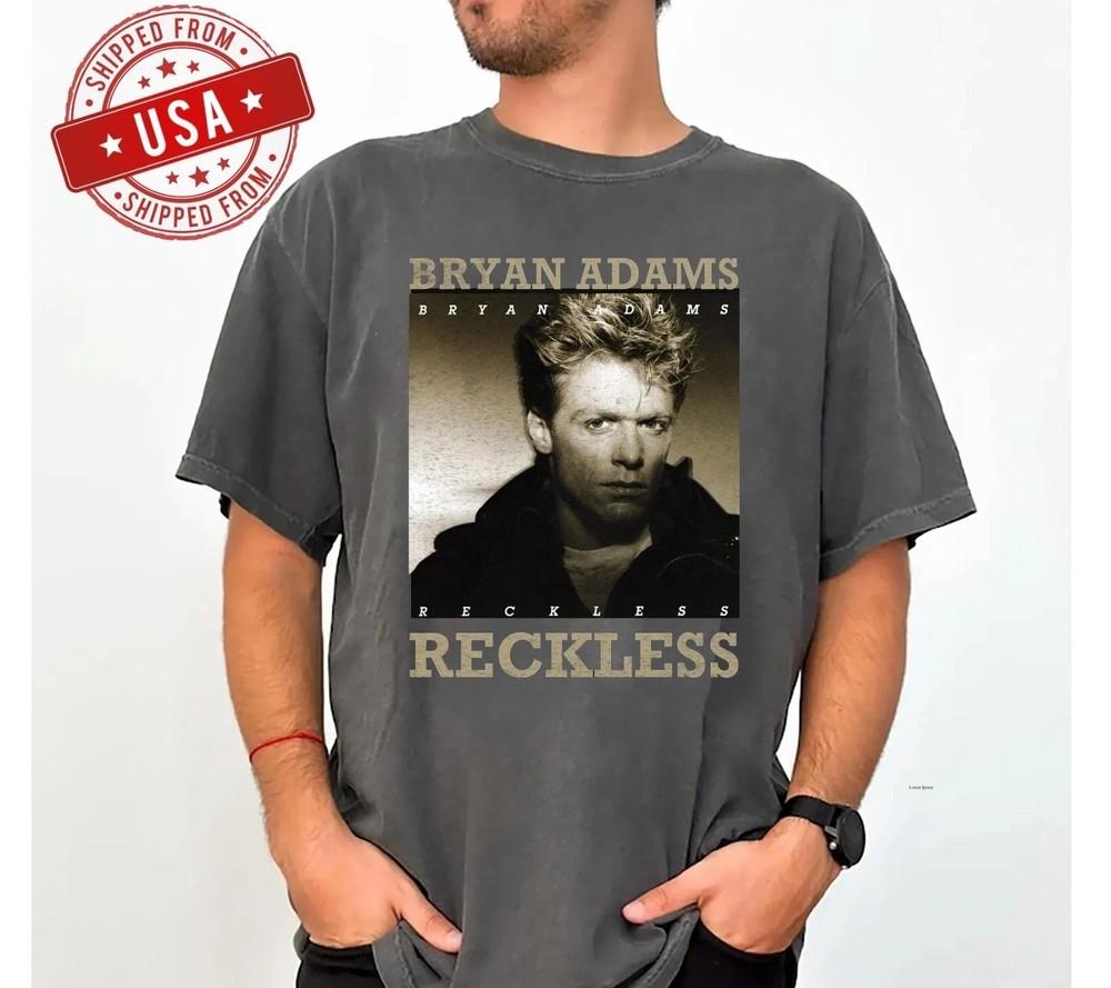 SALE Bryan Adams Reckless Live TShirt S4XL Unisex T-Shirt L
