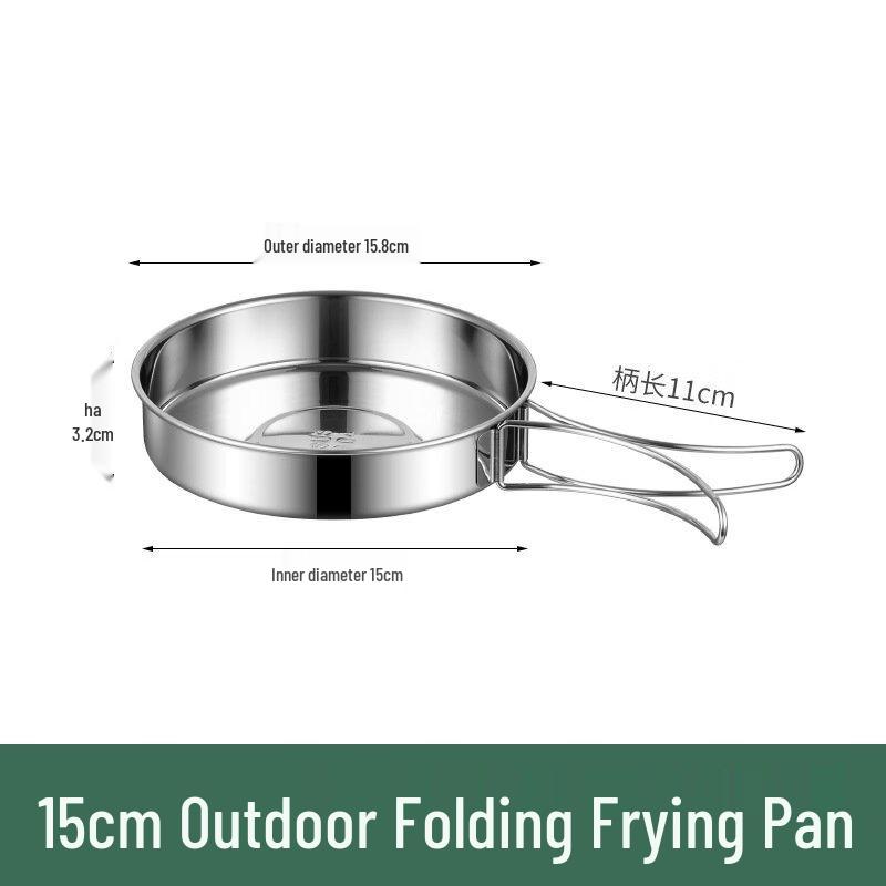 Stainless Steel Outdoor Camping Cookware Set
