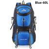 Hexagonal Nylon Backpack For Camping Climbing And Trekking 40l/50l/60l
