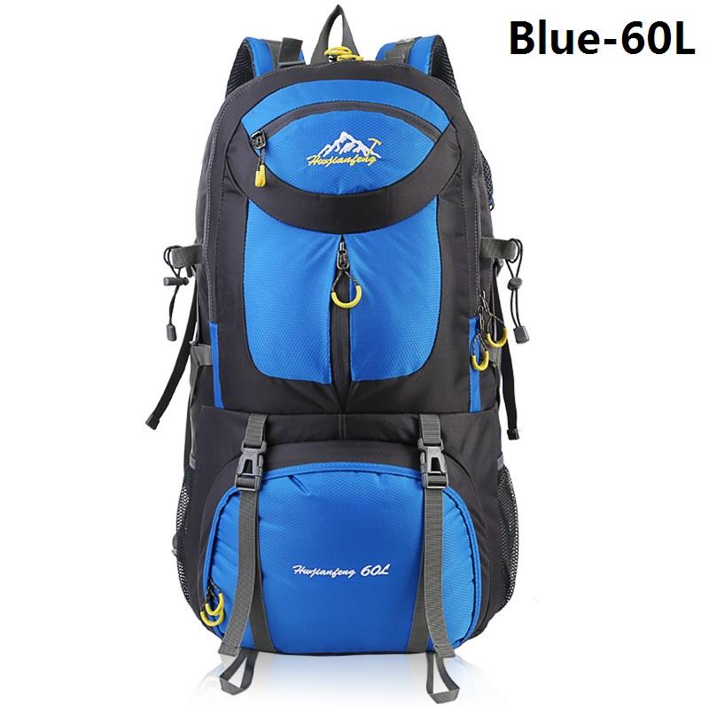 Hexagonal Nylon Backpack For Camping Climbing And Trekking 40l/50l/60l