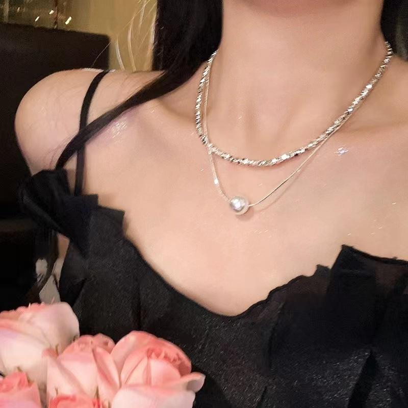 Retro Heart-shaped Bow Pendant Necklace for Women, New Chinese-style Zen-inspired Feather Peace Pendant