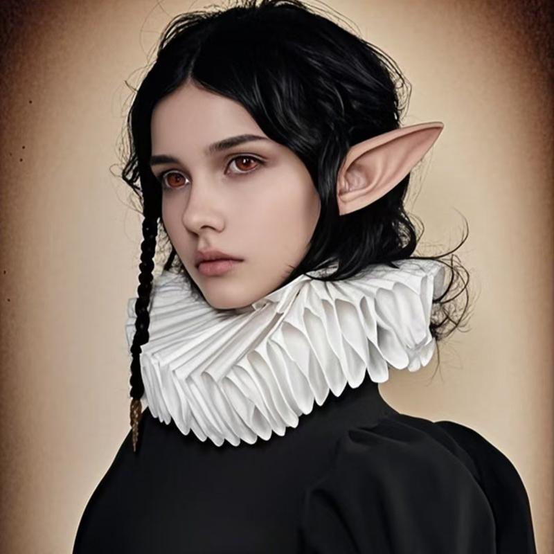 Löstagbar volangkrage Retro Ralph falsk krage Kostym Cosplay Halskrage