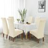 Size Jacquard Chair Cover Jacquard Stretch Soft Fabric Chair Covers For Dining Room Kitchen Home Decor Washable Seat Case