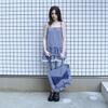 RIBBON ECO BAG(NAVY)