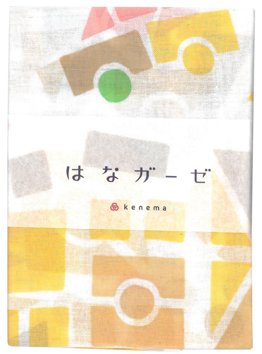 Kenema Japanese Goods Tenugui hand Building Blocks 33 x 90 cm - Hand-dyed (Japanese towel)  Hana Gauze  - -