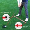 MAZEL Golf Putting Practice Putting Putting Includes Putter Cup Rail Putter Aid, Rail, Trainer, (Putter (90cm) + Cup)