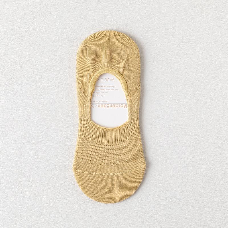 Socks, Boat Socks, Women's Pure Cotton Non-dropping Heels, Women's Summer Thin Women's Socks, Boneless Net, Shallow Eye, Invisible Socks