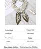 Retro Color Block Crinkled Square Scarf - 70cm Pleated Neckerchief in Imitation Silk for Women