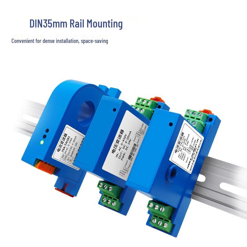 

Ridetai Integrated AC Current Transmitter (0-30A, 4-20mA) CN plug (adapter included)