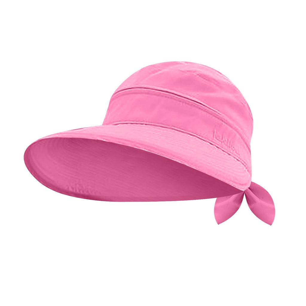 Hatt Dame Sommer Glidelås Avtakbar Tom Topphatt Utendørs Sykling Solhatt Damehatt Ansiktsdekkende Solhatt