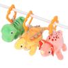 Dinosaur Plush Toy Infant Cute Dinosaur Egg Doll Pendant Gift with Hanging Ring for Baby Stroller