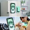 For iPhone 16 Plus Magnetic Case TPU+PU Leather Phone Back Cover with Detachable Card Holder
