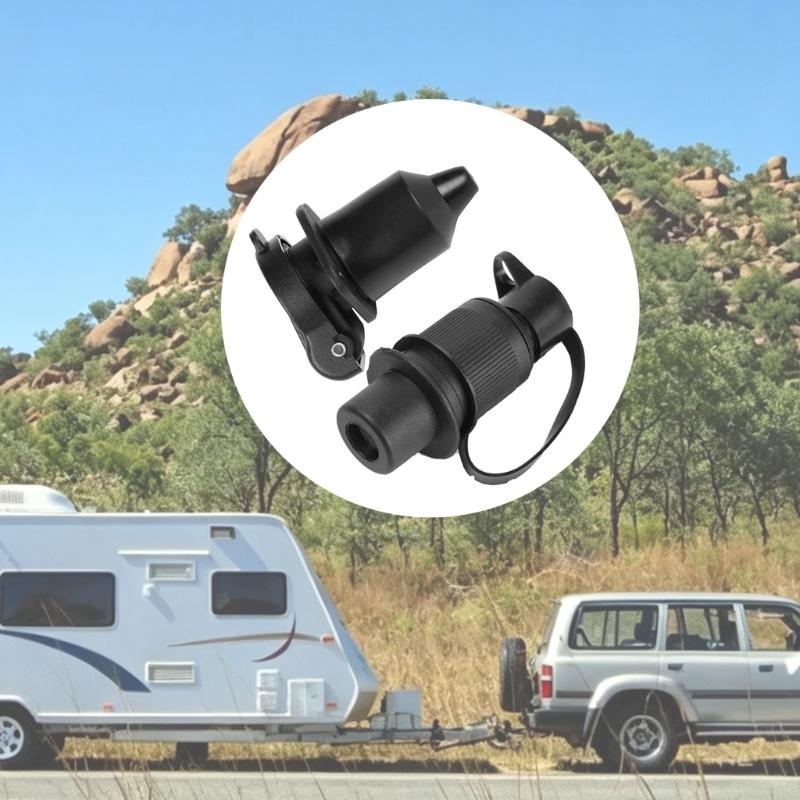 Reliable 3 Core Trailer Power Connector Tractor Plug Suitable For Motorhome Caravans Towing Equipment Various Vehicles