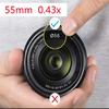 49/52/55/58mm Professional Wide Angle Lens Macro Portion 0.43x for Photography
