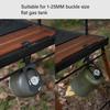 Stainless Steel Gas Canisters Hangings Hook Light Weights Camping Table Metal Hanger Clip Camping Gear Part Easy Install