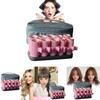 Premium Electronic Curling Rollers Set Of 10 For Effortless Heatless Curls And Styling