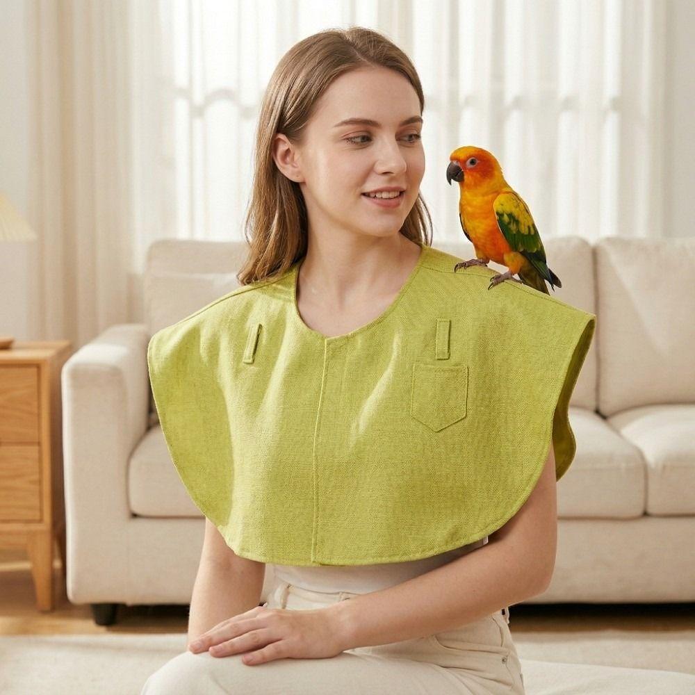 Adjustable Parrot Shoulder Cape Protector Anti-bite Bird Shoulder Protector  for Finches